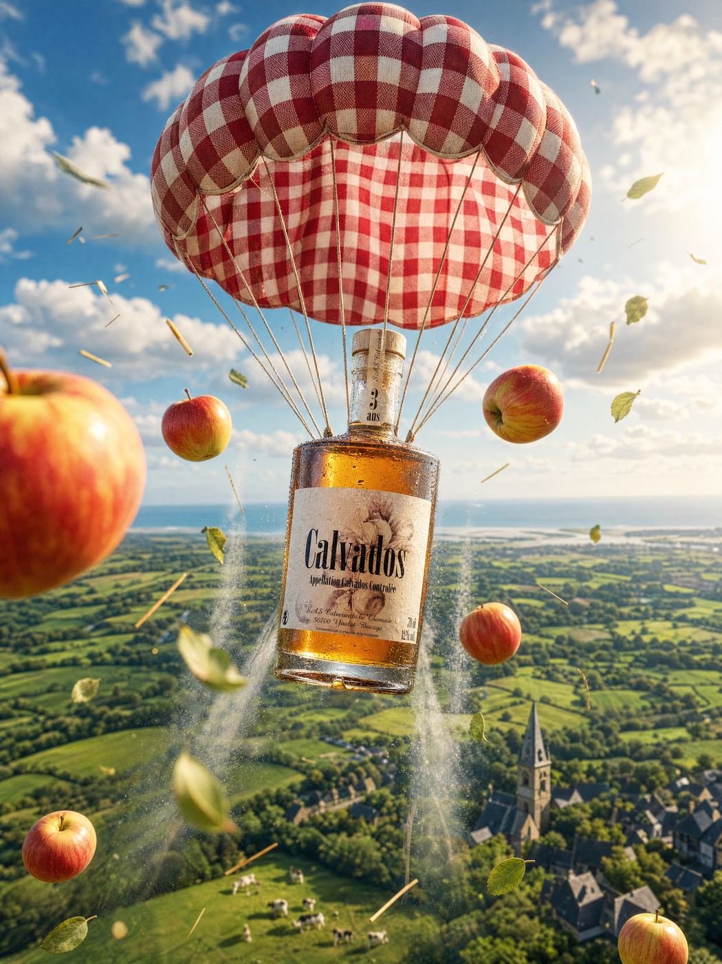 Calvados la Chesnaie, mise en scène normande