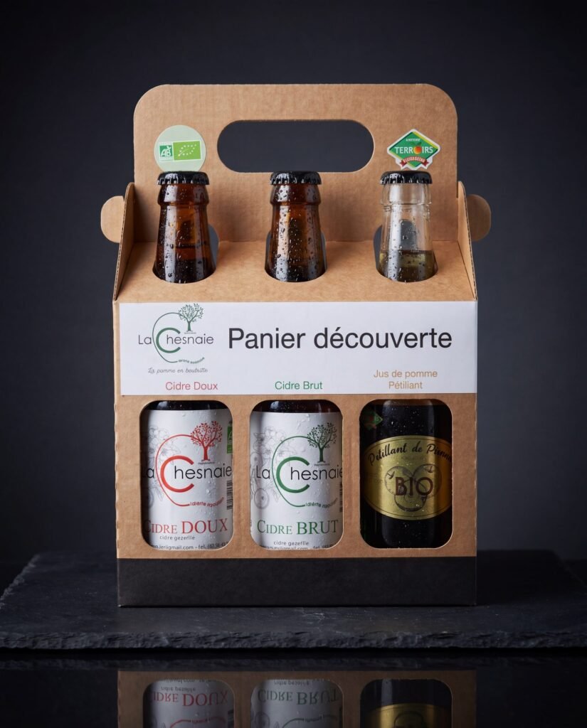 Panier découverte la Chesnaie, coffret de 6 bouteilles